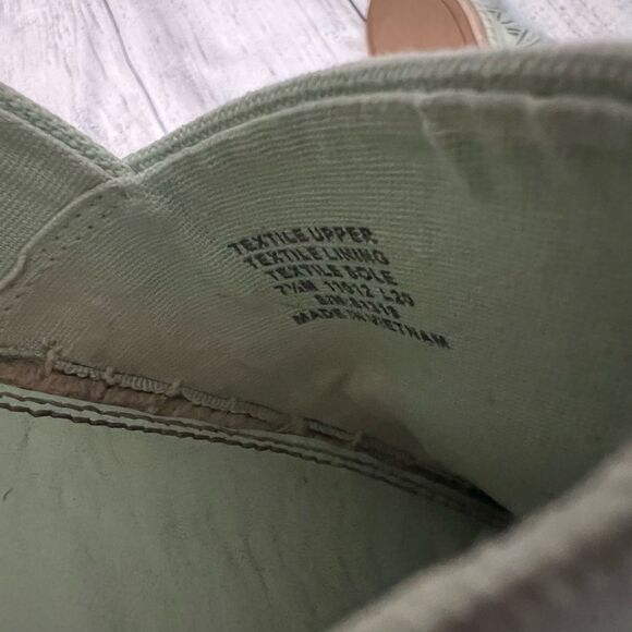 Tory Burch Mint Green Espadrille Flats with Woven Detail Size 7.5 - Picture 5 of 9